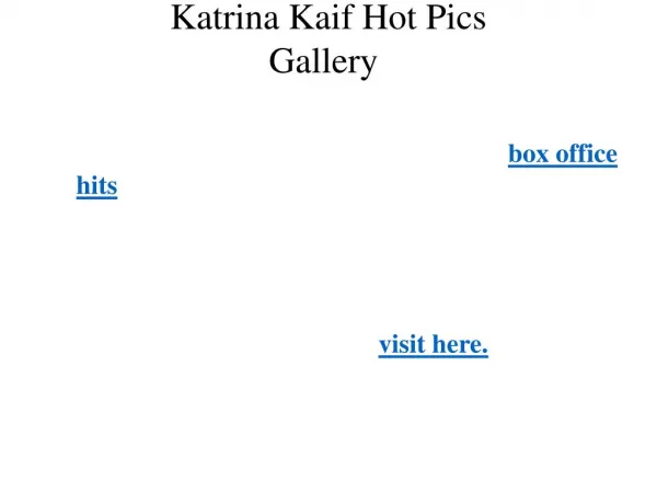Katrina Kaif Hot pics Gallery