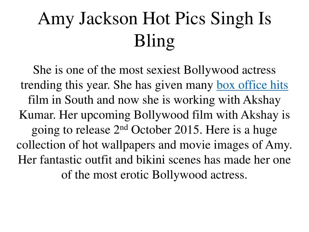 amy jackson hot pics singh is bling