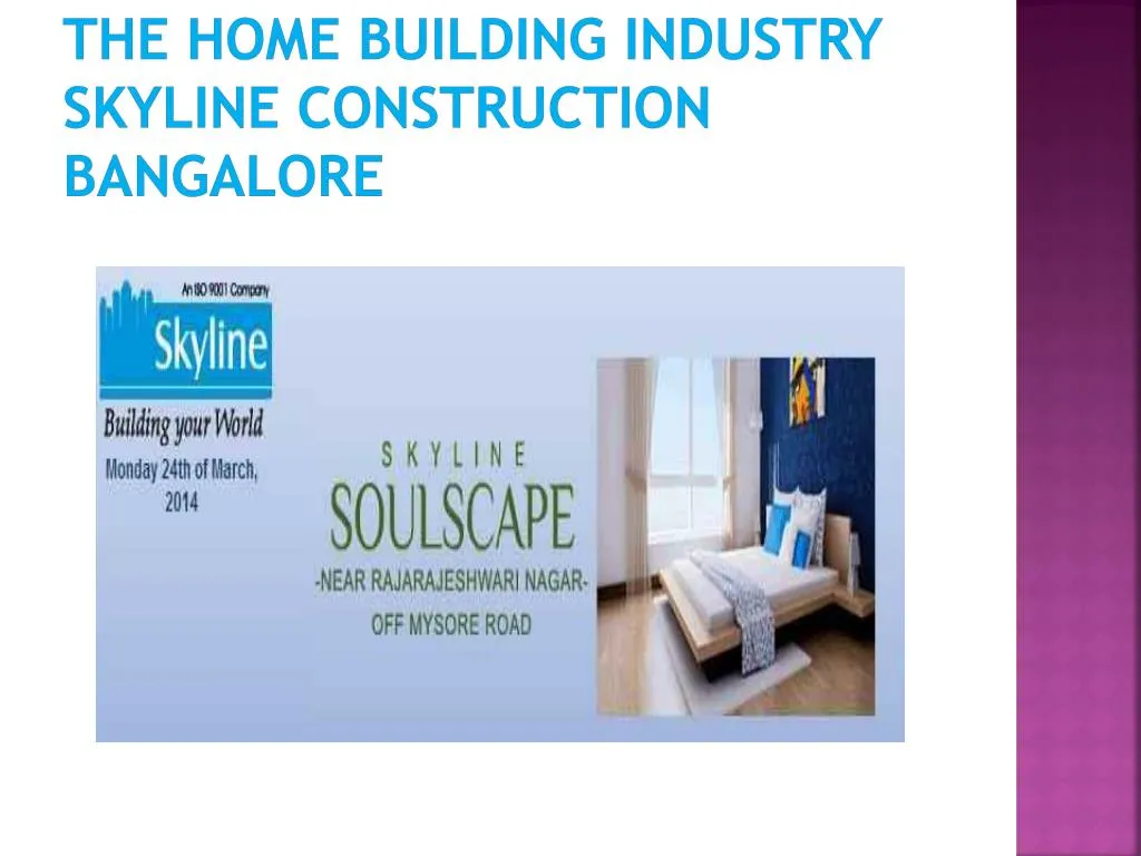 the home building industry skyline construction bangalore