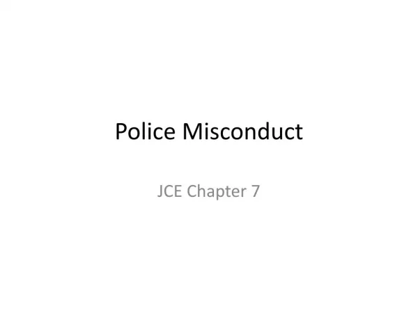 Justice, Crime, and Ethics (Braswell): Chapter 7