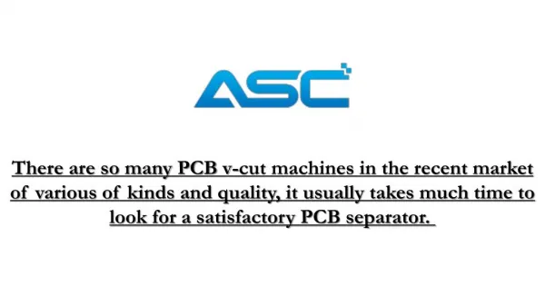 PCB separator