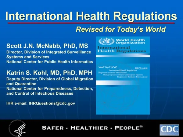 International Health Regulations