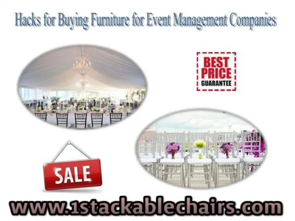 Hacks for Buying Furniture for Event Management Companies