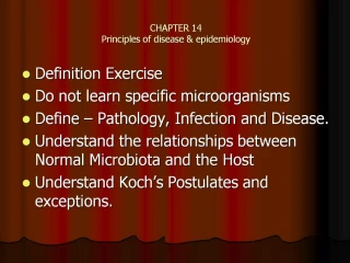 CHAPTER 14 Principles of disease epidemiology - slide 1