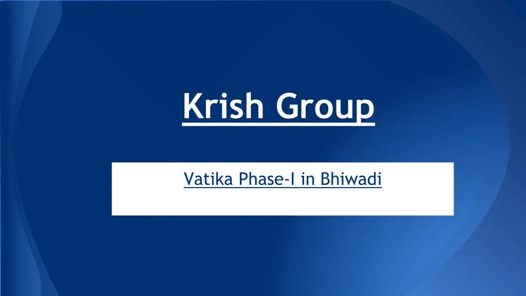 krish group