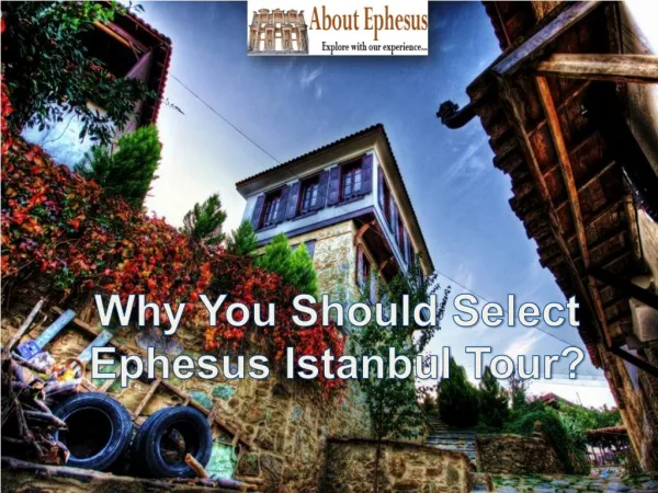 Why You Should Select Ephesus Istanbul Tour?