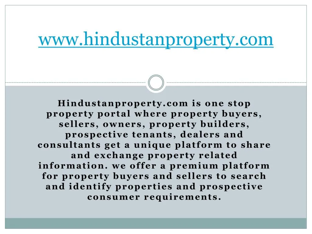 www hindustanproperty com