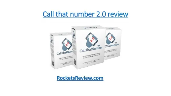 Call That Number 2.0 Review