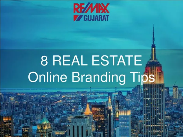 8 Real Estate Online Branding Tips