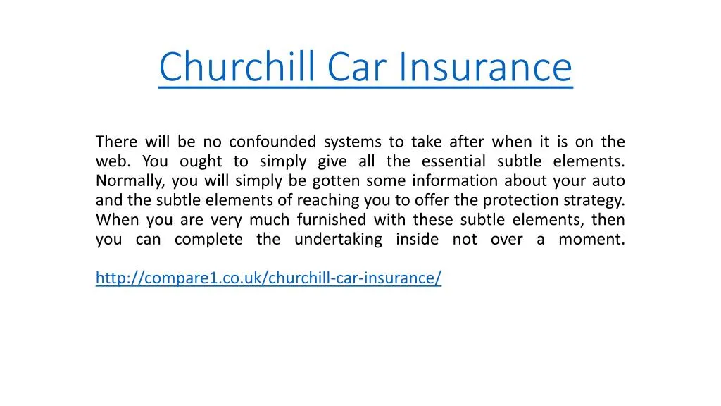 churchill car insurance
