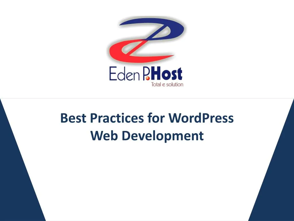 best practices for wordpress web development