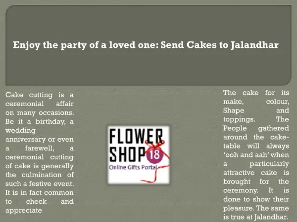 Send Flowers to Jalandhar | Send Cakes to Jalandhar | Florist in Jalandhar