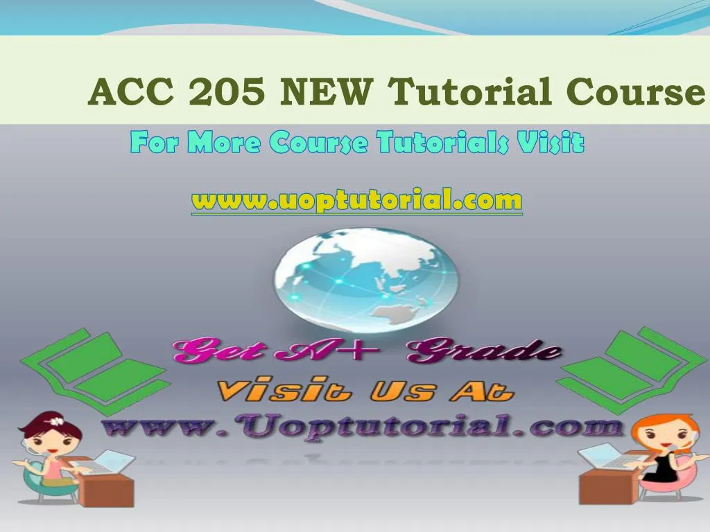 acc 205 new tutorial course