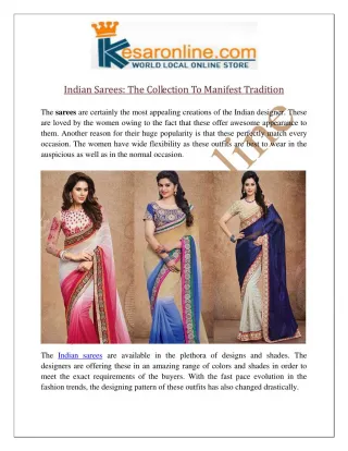 Indian Sarees Online UK | Indian Designer Sarees