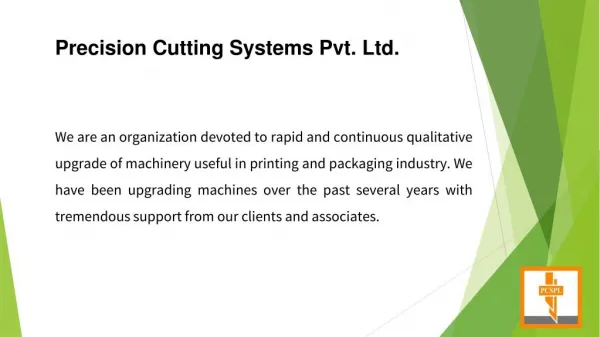 Precision Cutting Systems Pvt. Ltd.