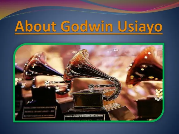 About Godwin Usiayo updates