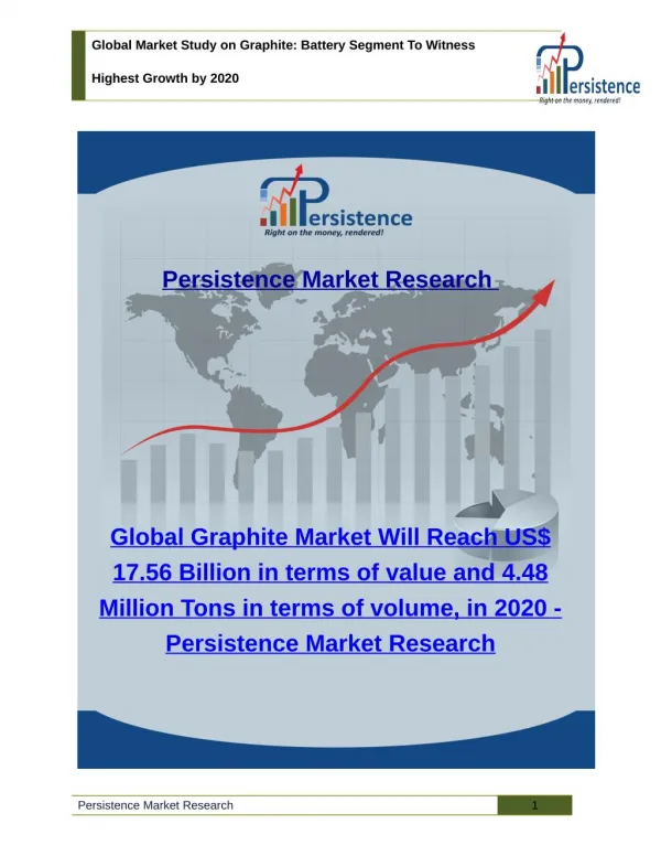 Global Market Study on Graphite: Size, Share, Trend Analysis, 2020