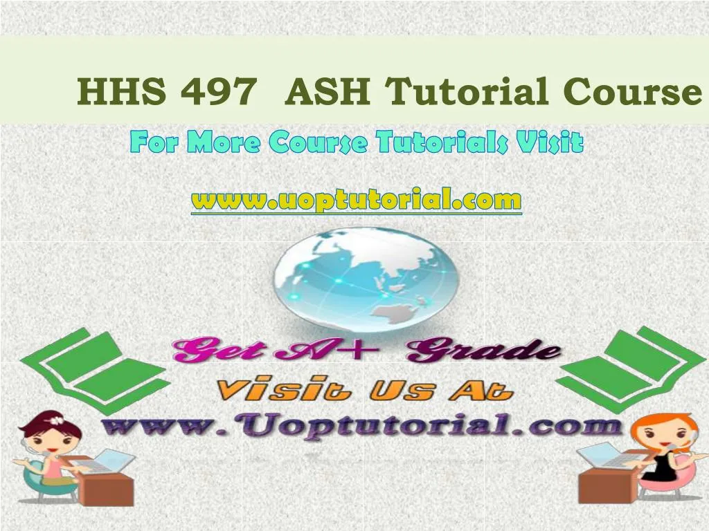 hhs 497 ash tutorial course