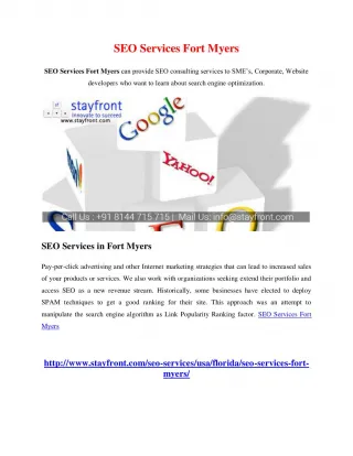 SEO Services Fort Myers - slide 1