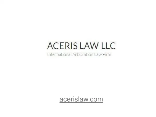 Aceris Law LLC - Overview