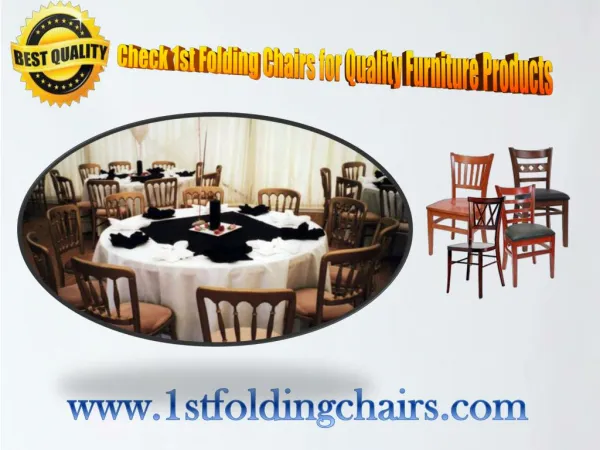 Check 1st Folding Chairs for Quality Furniture Products