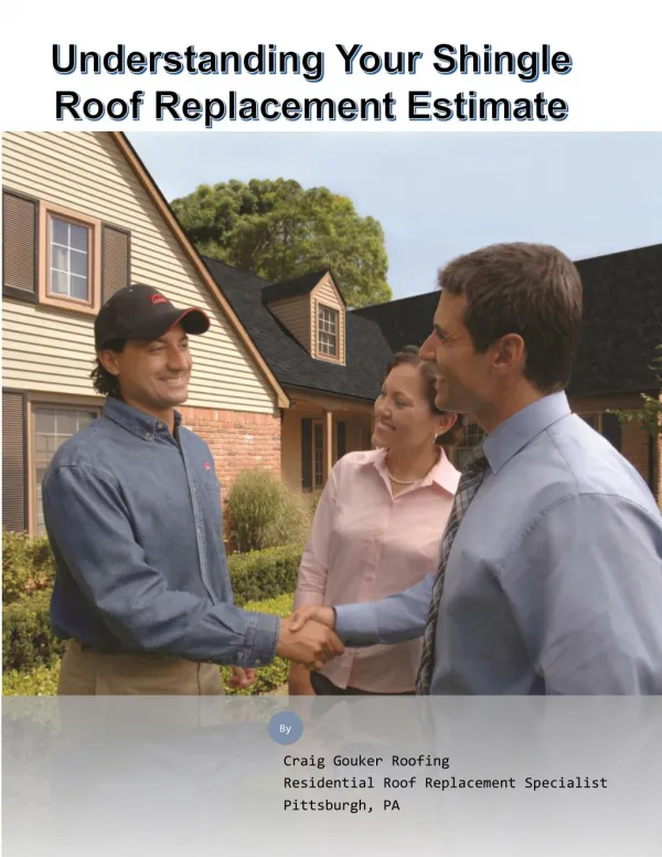 Understanding Your Roof Replacement Estimate