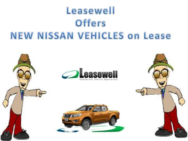 Nissan Vehicles on Lease at Leasewell