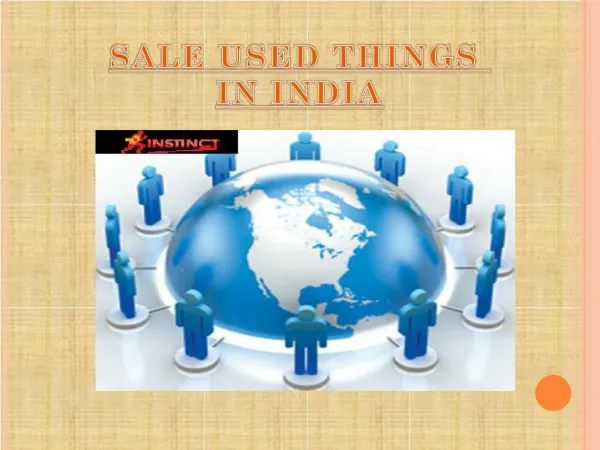Sale used things in India