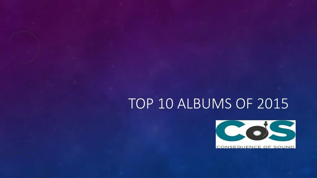 top 10 albums of 2015
