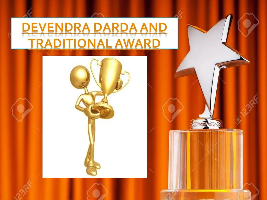 devendra darda and traditional award