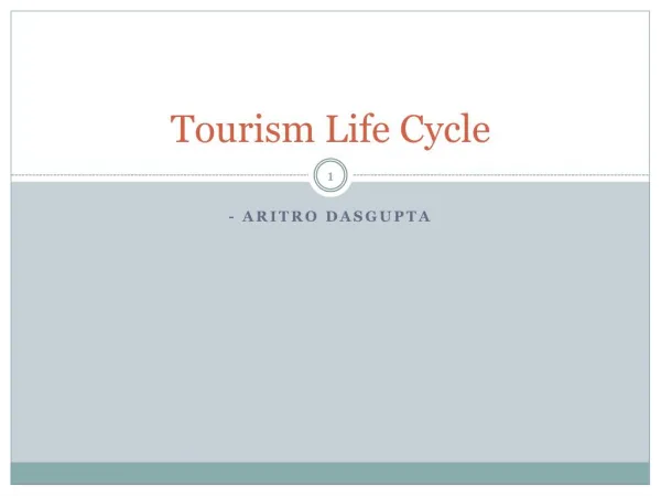 Tourism Life Cycle | Skyline College