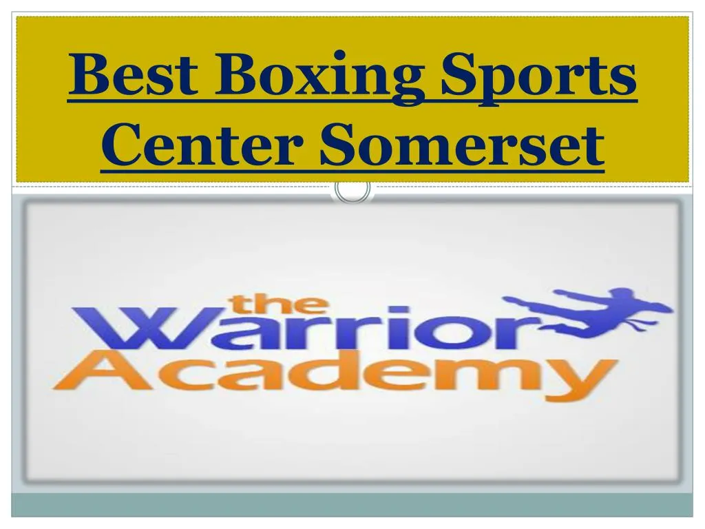 best boxing sports center somerset