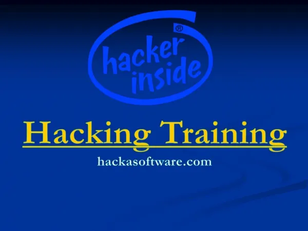 hacking training