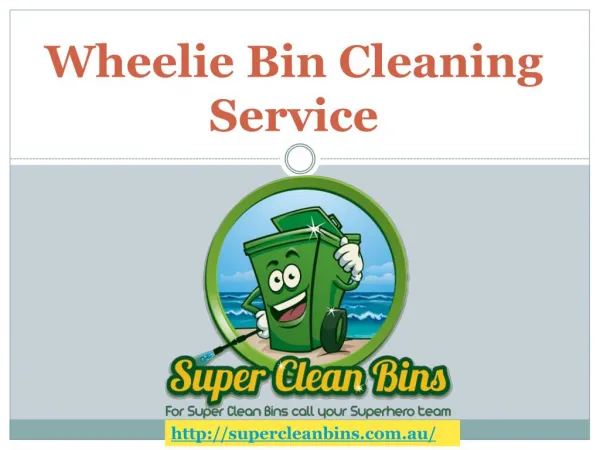 Wheelie Bin Cleaning Services