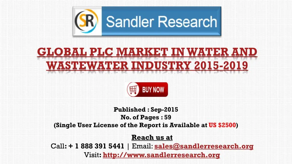 global plc market in water and wastewater industry 2015 2019