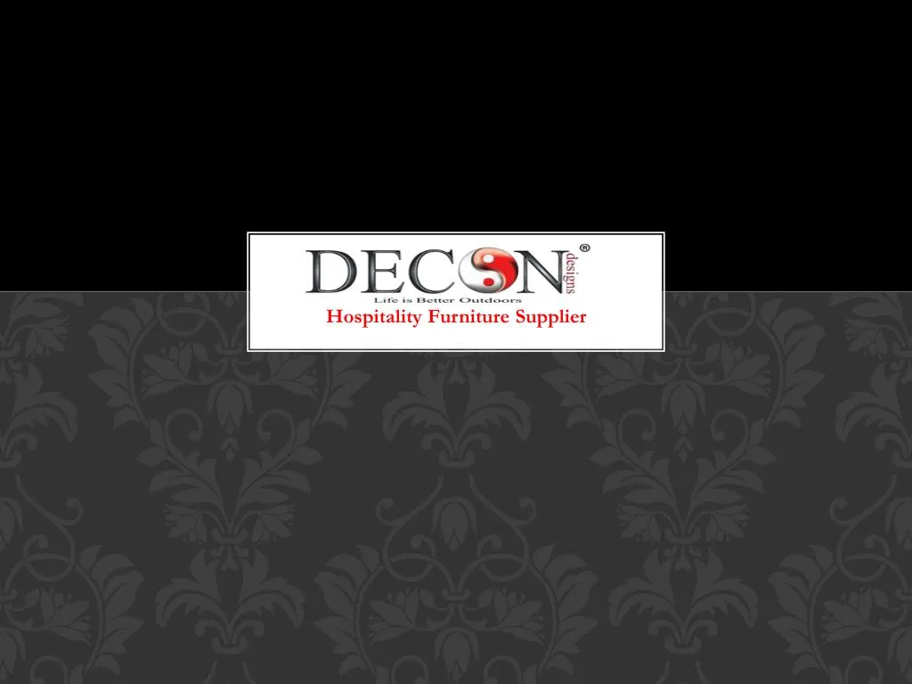 hospitality furniture supplier