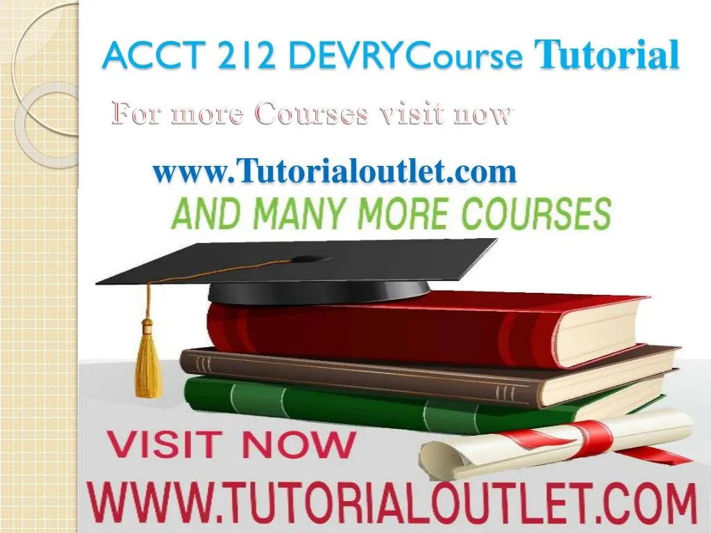 acct 212 devrycourse tutorial