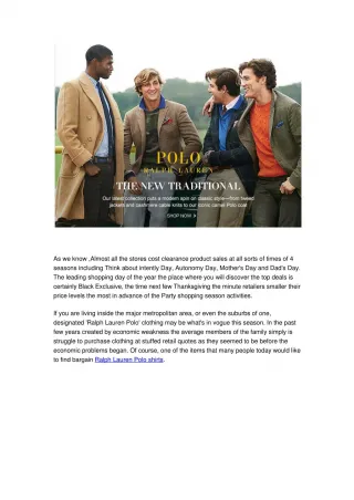 Cheap Discount Ralph Lauren Polo Shirts At BrandsWeekend.su - slide 1