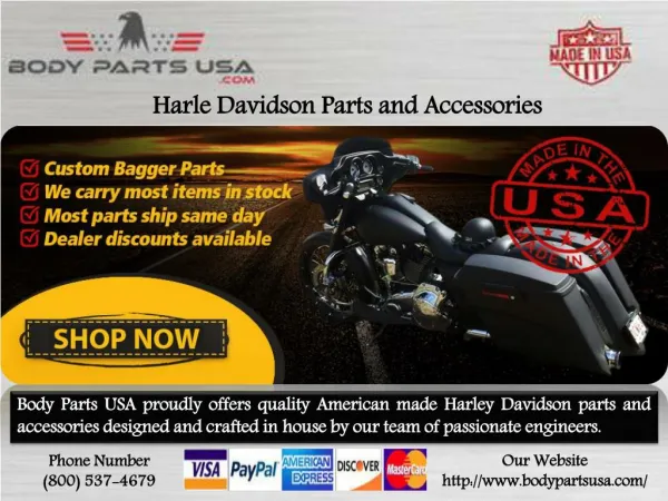 Harey Davidson Parts and Accessories