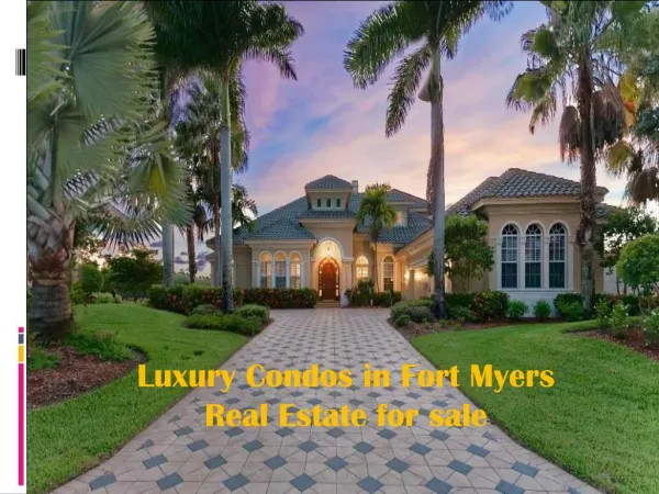 #Luxury Fort Myers MLS Listings for Sale