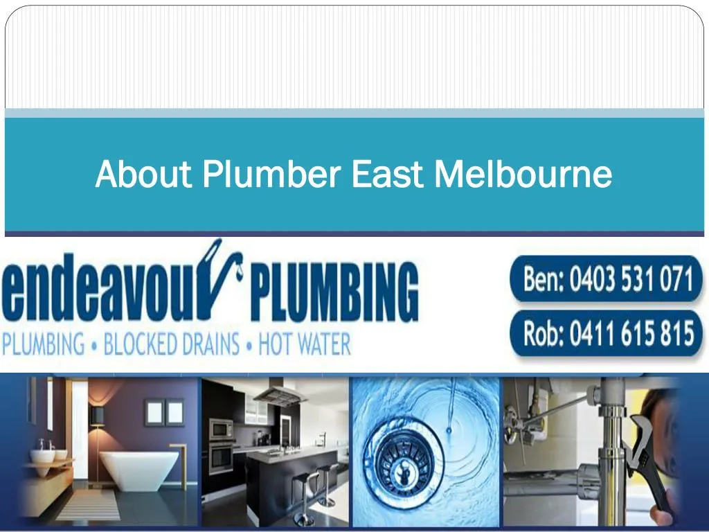 about plumber east melbourne
