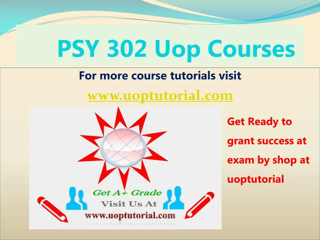 psy 302 uop courses