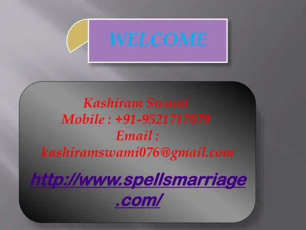 Marriage Spells, 9521717079
