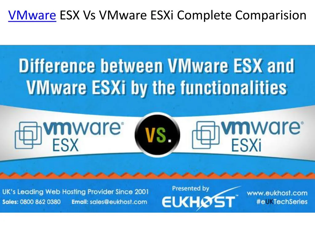vmware esx vs vmware esxi complete comparision