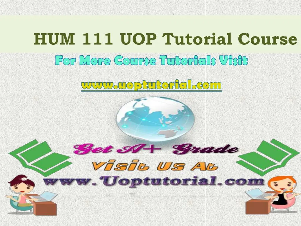 hum 111 uop tutorial course