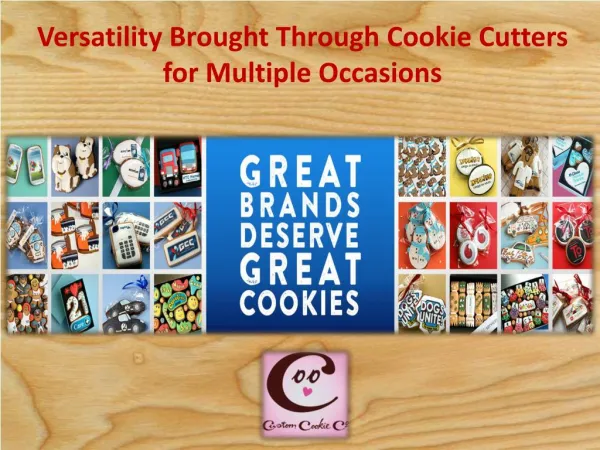 Versatility Brought Through Cookie Cutters for Multiple Occasions