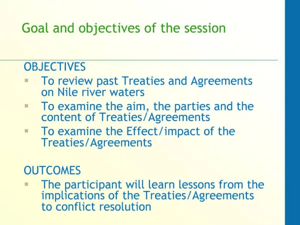 Conflict Resolution and Negotiation Skills for Integrated Water Resources Management