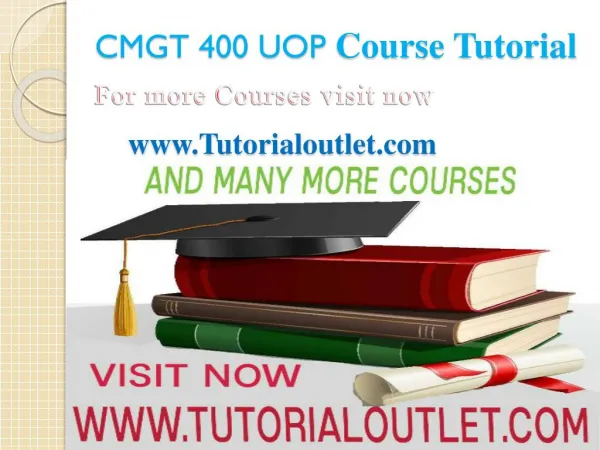 CMGT 400 UOP Course Tutorial / tutorialoutlet