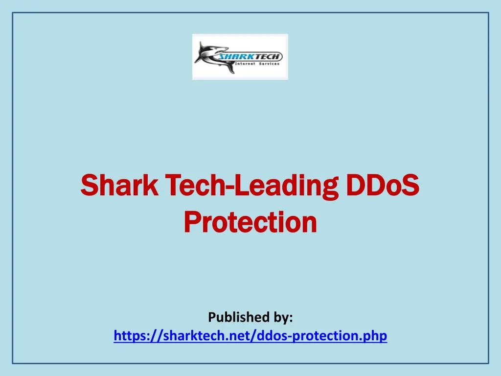 shark tech leading ddos protection