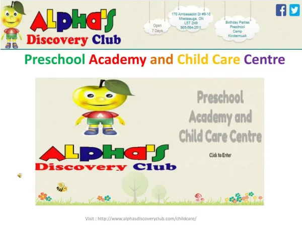 Alphasdiscovery Club Children Programs